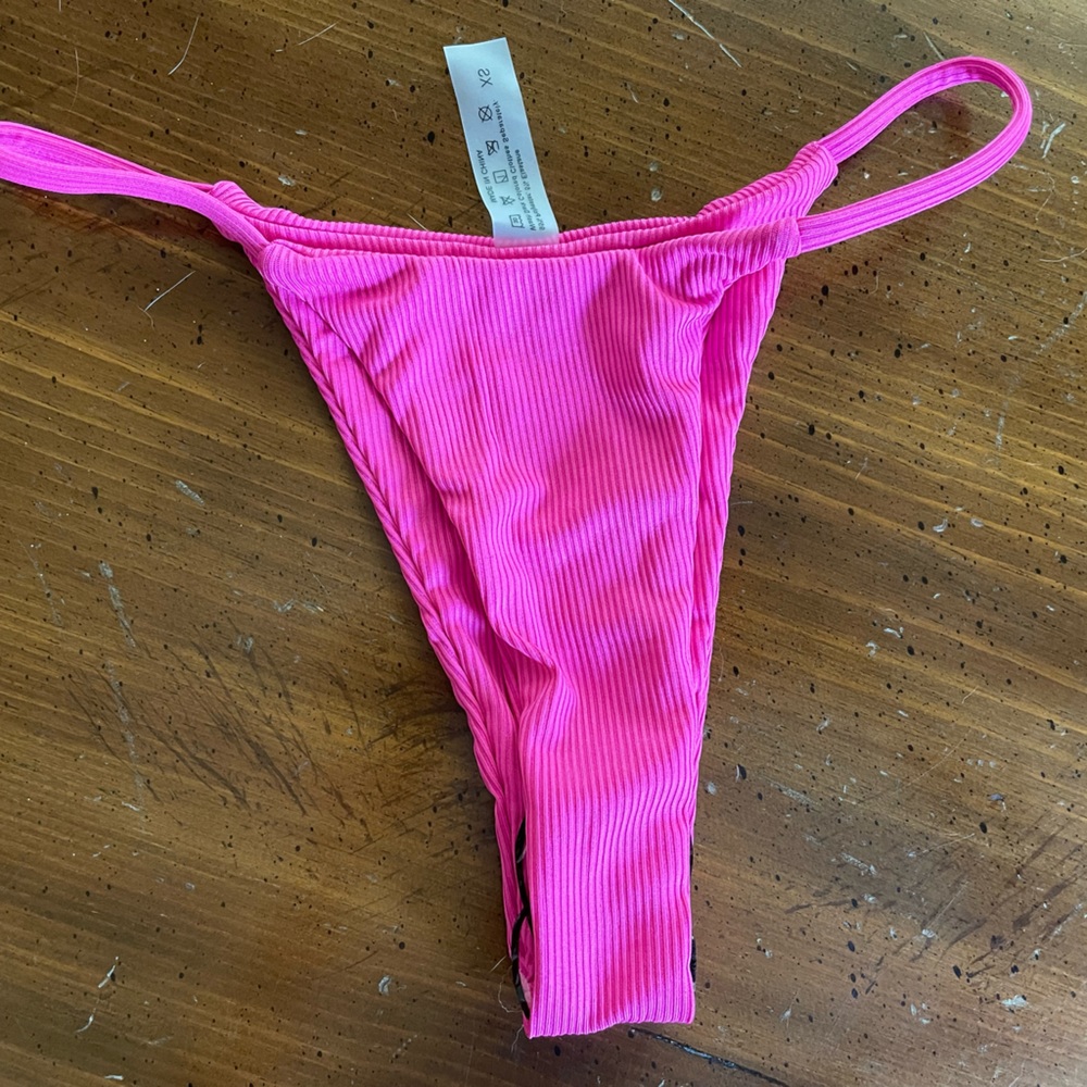 Volcom Red Seamless Cheeky Swim Bottoms - Picture 6 of 9